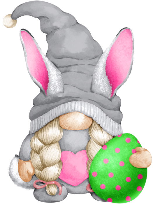 Easter Gnome Green Easter Egg