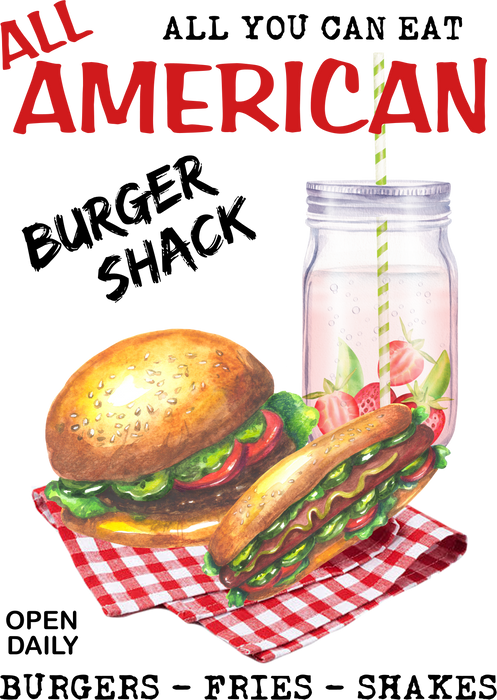 All American Burger Shack Patriotic