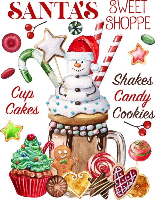 Christmas Santa's Sweet Shop Candy