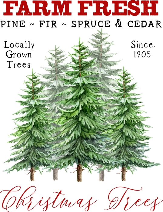 Christmas Trees Farm Fresh