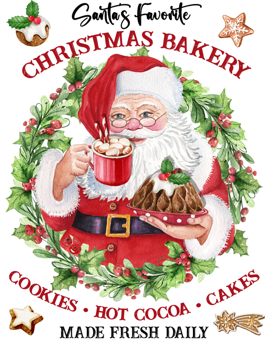 Merry Christmas Santa's Bakery