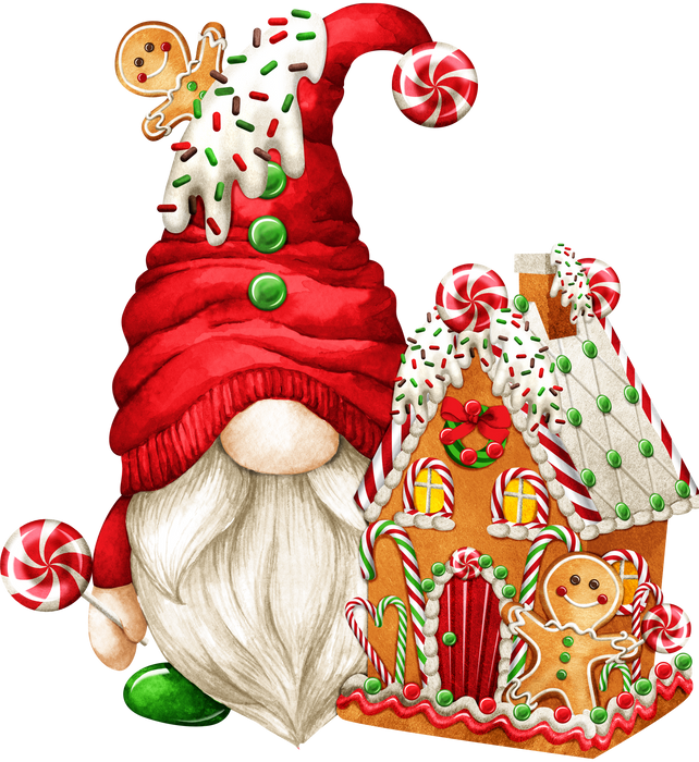 Christmas Gnome Gingerbread House
