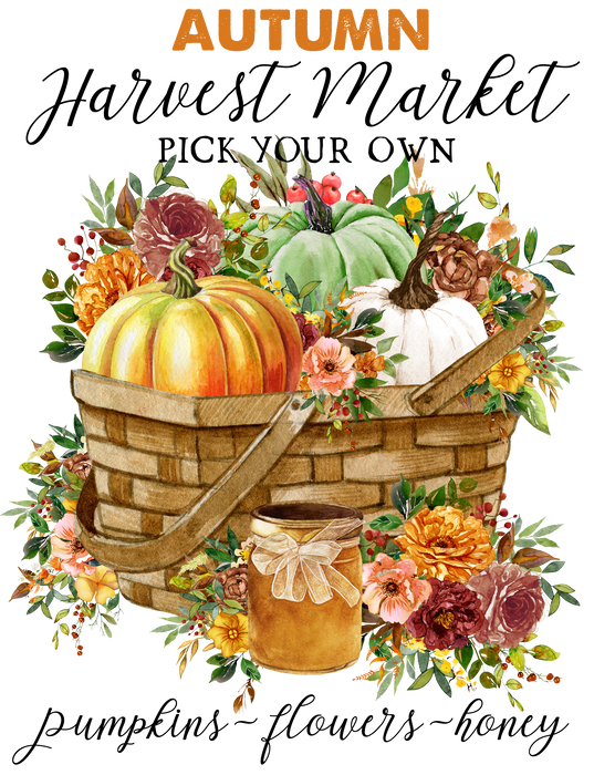 Fall Autumn Harvest Market Pumpkin