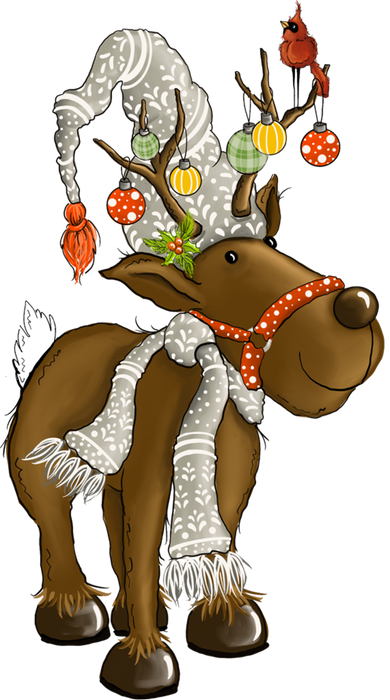 Christmas Cute Reindeer
