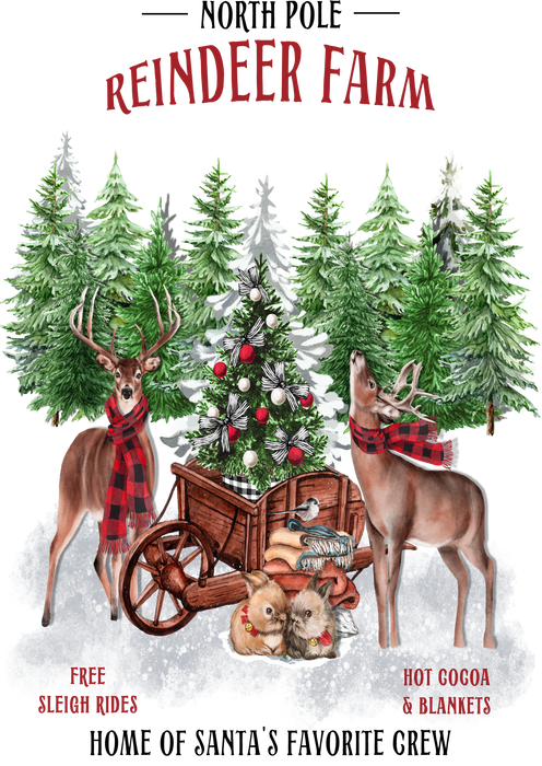 Christmas Reindeer Farm