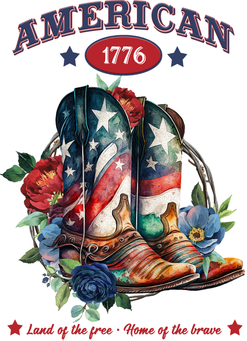 American Patriotic Western Cowboy Boots