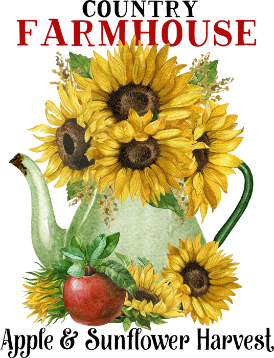 Autumn Fall Farmhouse Sunflowers