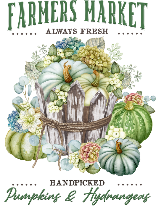 Autumn Fall Farmers Market Hydrangeas