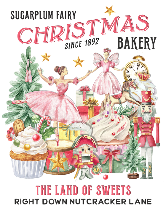 Christmas Pink Sugar Plum Bakery