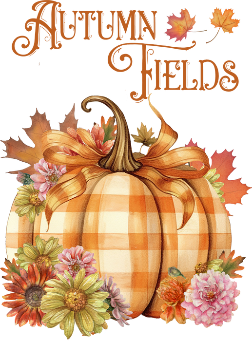 Autumn Harvest Checkered Pumpkins