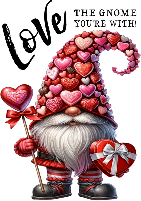 Valentine Chocolate Gnome Love