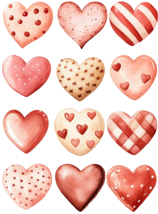 Valentine Heart Cookies