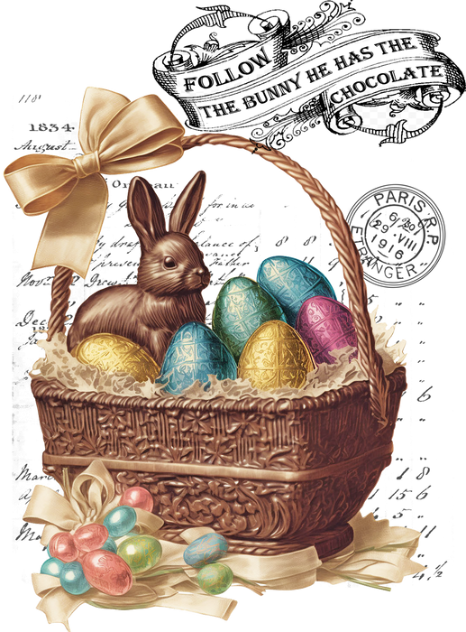 Easter Chocolate Follow the Bunny