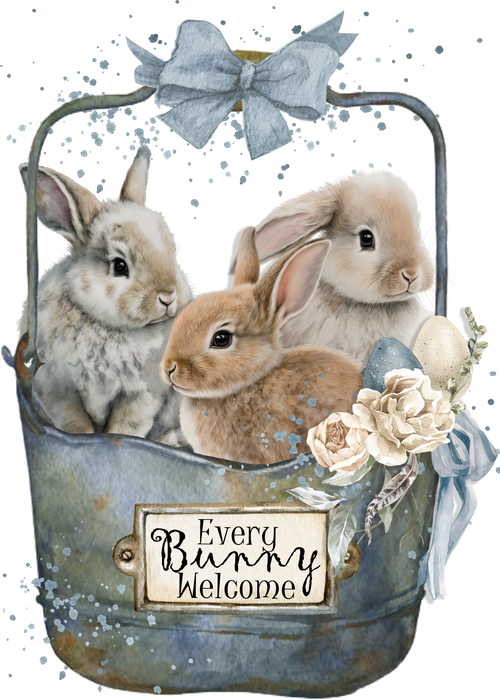 Easter Every Bunny Welcome Farmhouse