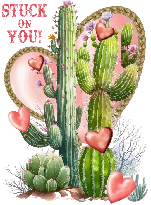 Valentine Western Saguaro Cactus