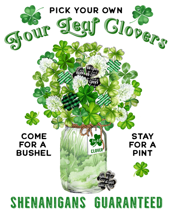 St Patrick's Four Leaf Clover Bouquet