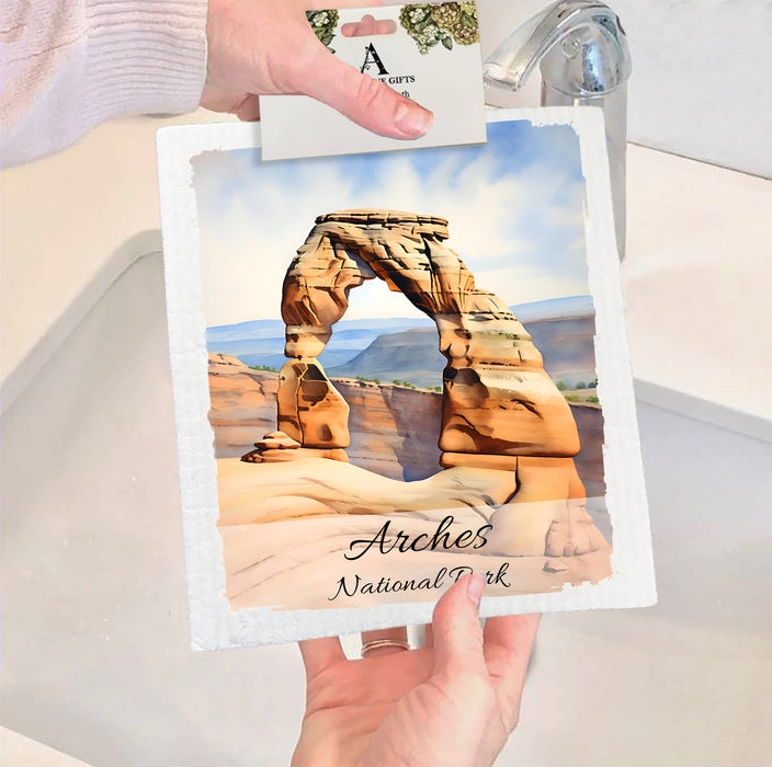 Arches National Park Utah SWEDISH DISH CLOTH