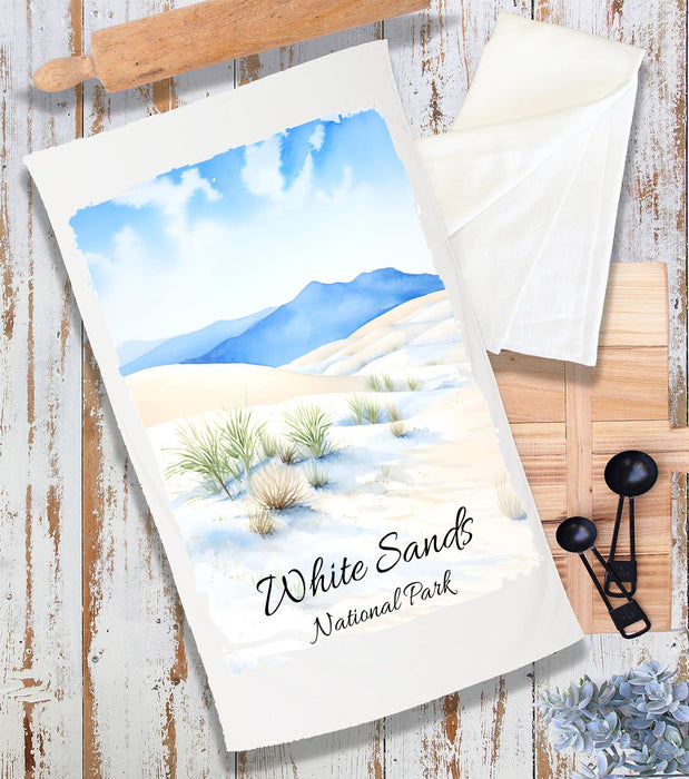 White Sands National Park New Mexico Terry Cloth Towel