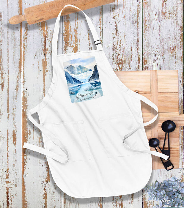 Glacier Bay National Park Alaska Kitchen Cotton Apron