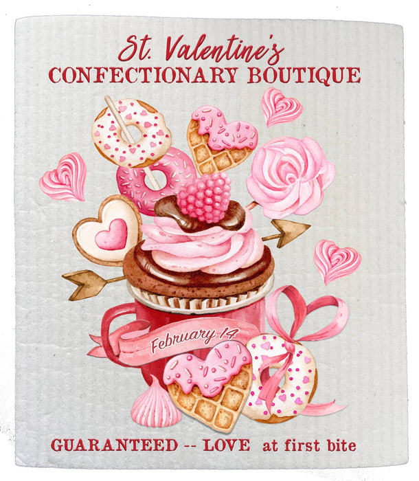Valentine Cookies Cakes Bakery SWEDISH DISH CLOTHS