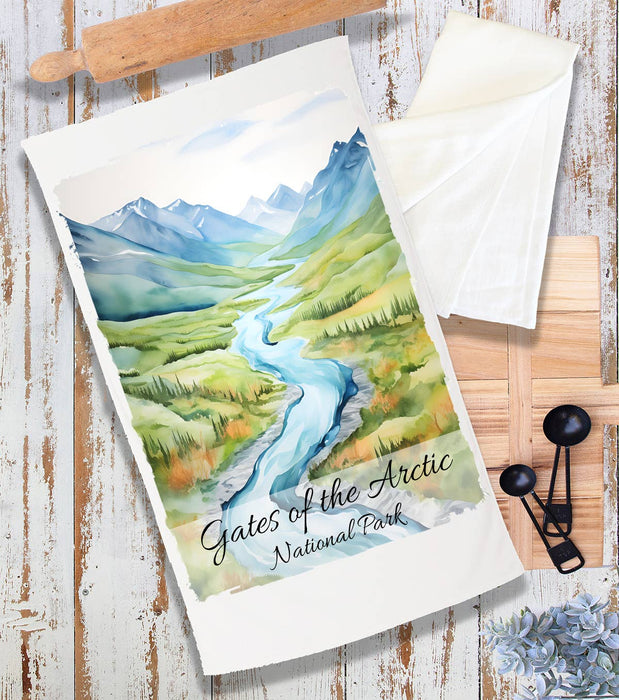 Gates of the Artic National Park Terry Cloth Towel