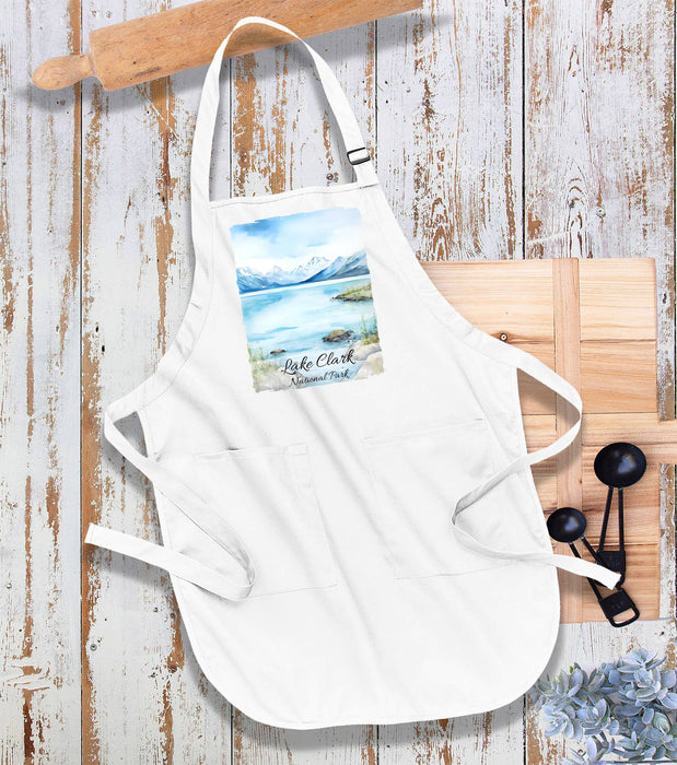 Lake Clark National Park Alaska Kitchen Cotton Apron