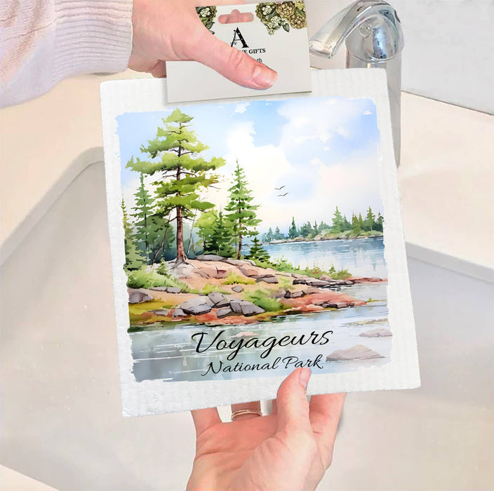 Voyageurs National Park Minnesota  SWEDISH DISH CLOTH