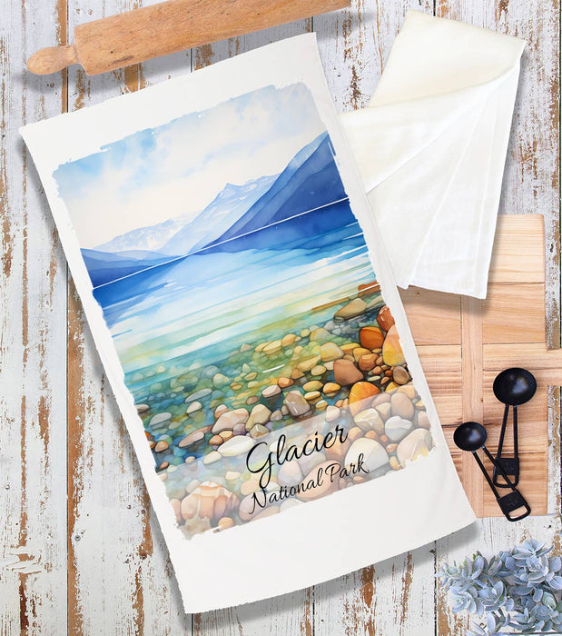 Glacier National Park Montana Terry Cloth Towel