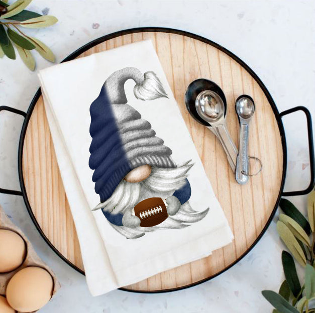 CUSTOM Funky Munk Creations Dallas Cowboy Gnome Flour Sack Tea Towels