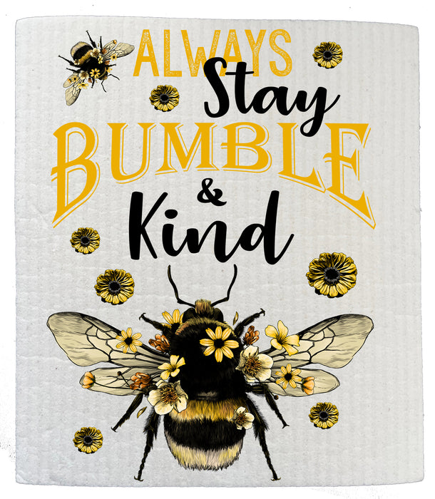 Always be Bumble & Kind Honey Bees Kitchen SWEDISH DISH CLOTHS