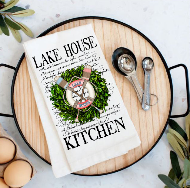 Lake House Kitchen  Cotton Tea Towels