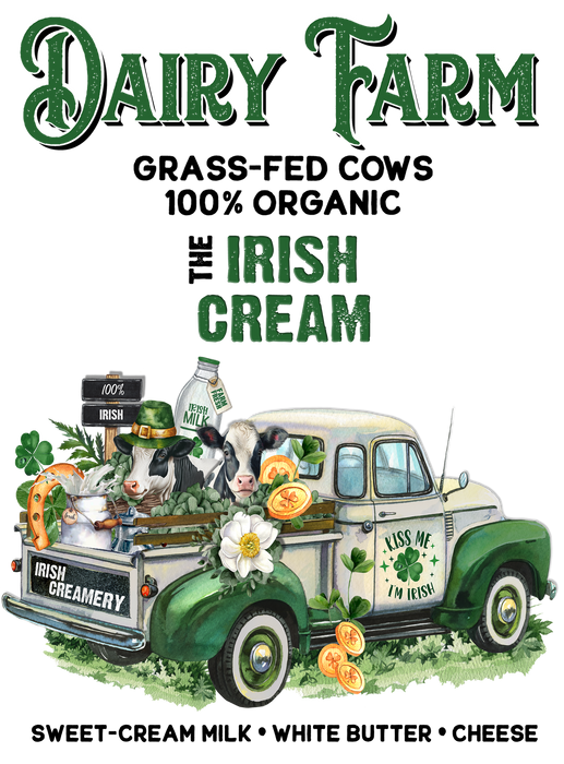 St Patrick's Day irish Crème Dairy Farm