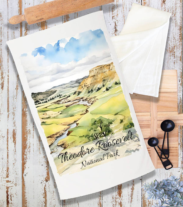 Theodore Roosevelt National Park ND Terry Cloth Towel