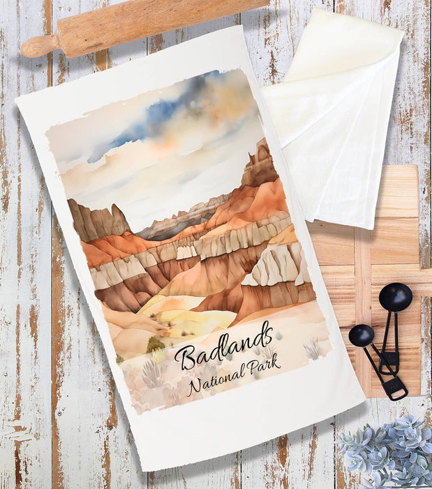 Badlands National Park South Dakota Terry Cloth Towel
