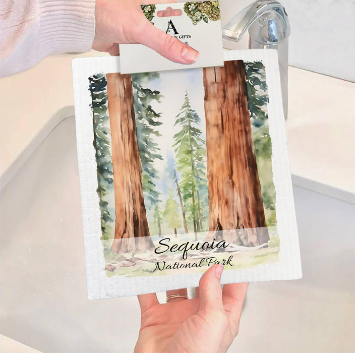 Sequoia National Park California SWEDISH DISH CLOTH