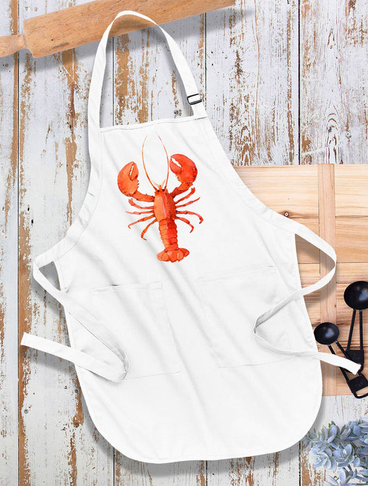 Maine Lobster Coastal Kitchen Cotton Apron