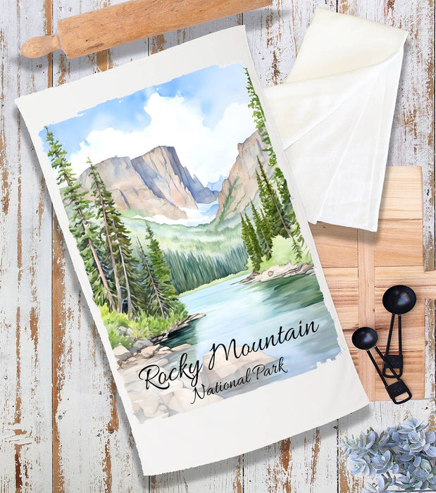 Rocky Mountain National Park Colorado Terry Cloth Towel