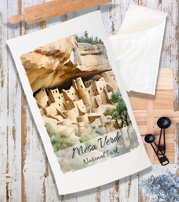 Mesa Verde National Park Colorado Terry Cloth Towel