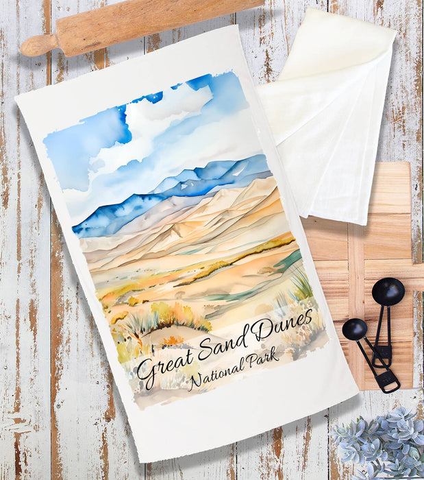 Great Sand Dunes National Park Colorado Terry Cloth Towel