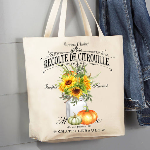 Cotton Canvas Tote Bag