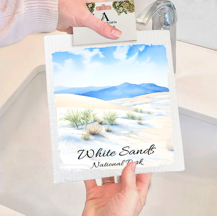 White Sands National Park New Mexico  SWEDISH DISH CLOTH