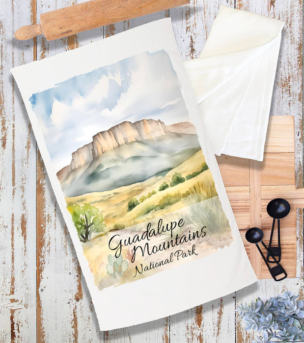 Guadalupe Mountains National Park Texas Terry Cloth Towel