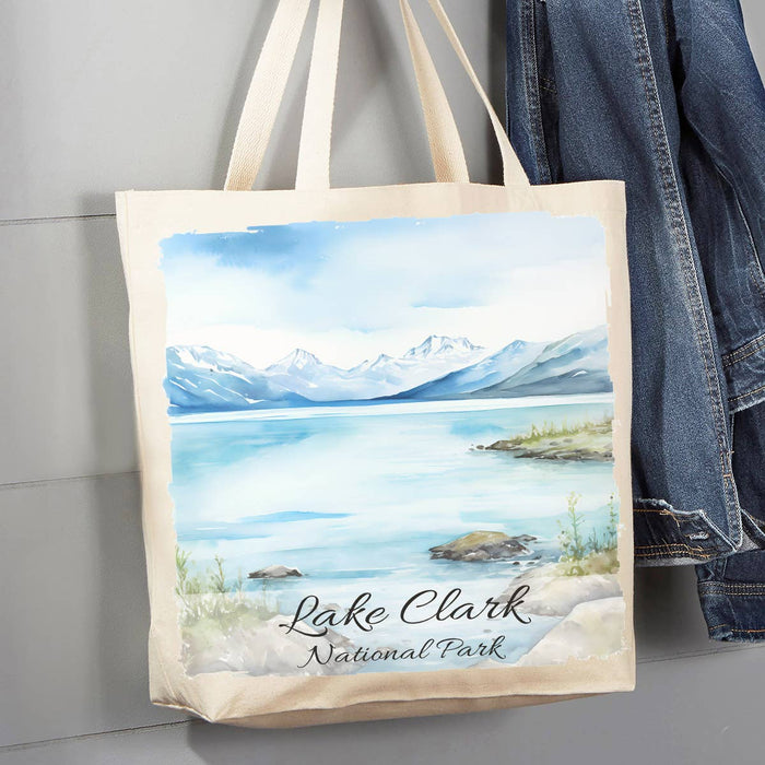 Lake Clark National Park Alaska  12 oz Canvas Tote Bag