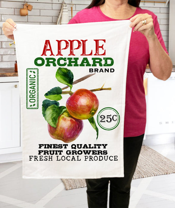 Farmhouse Apple Orchard Organic Cotton Terry Towel