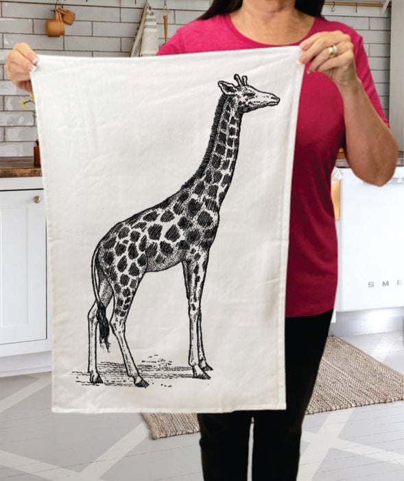 Giraffe Cotton Terry Towels