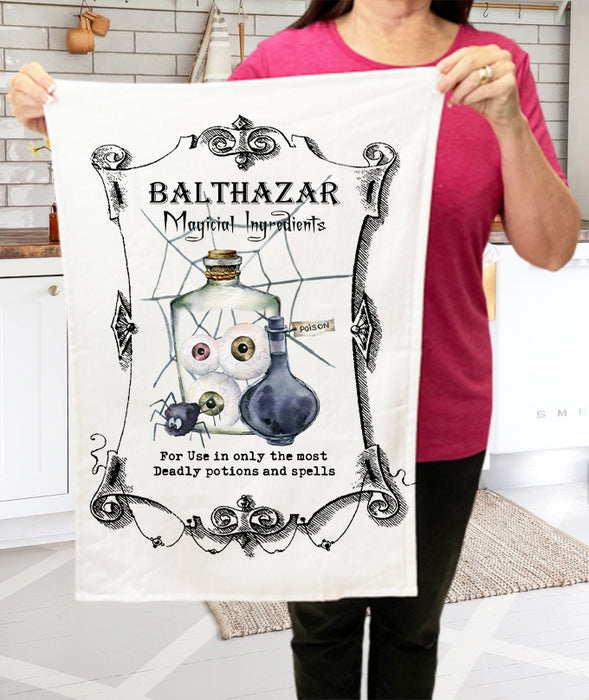 Balthazar Magicial Potions Halloween Cotton Terry Towels