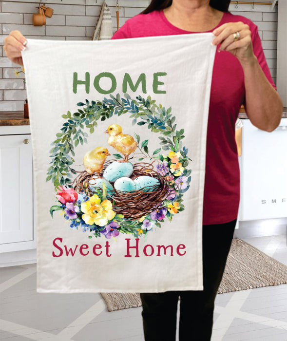 Easter Chicks Sweet Home Cotton  Terry Towel