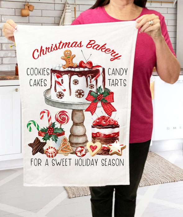 Christmas Bakery Holiday Season  Terry Towel